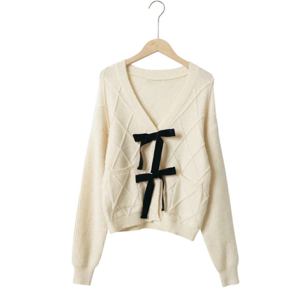 Storets Marley Sweater Jacket Cardigan w/Bows new with tags